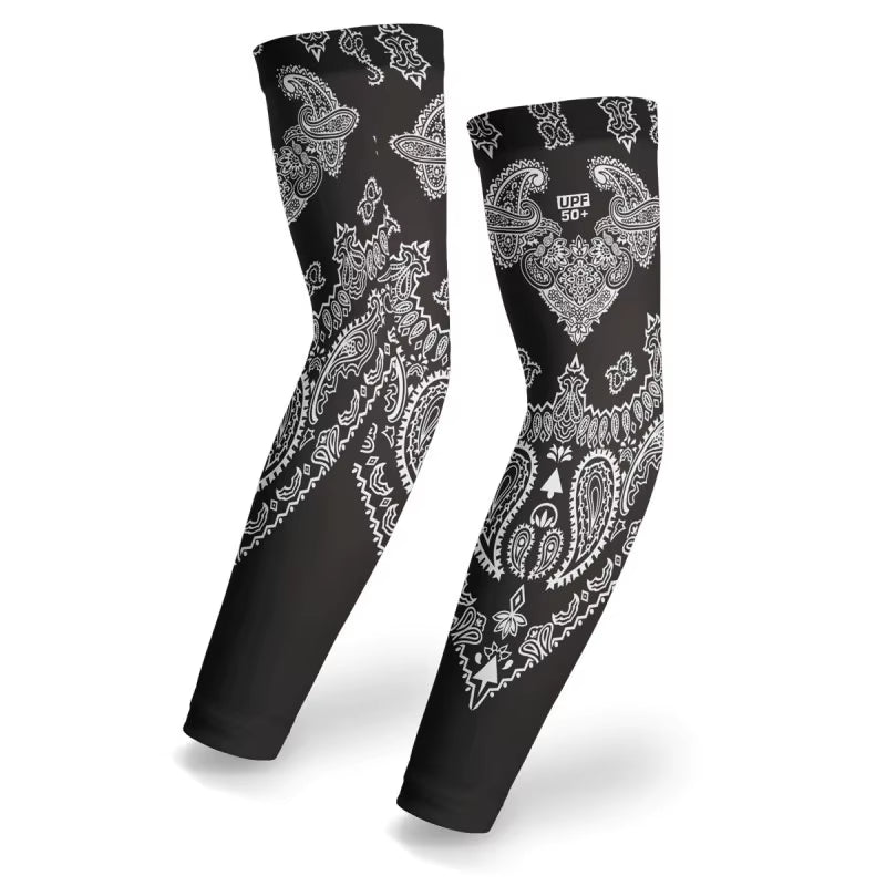 1 Pair Breathable Quick Dry UV Protection Arm Sleeves Basketball Elbow Fitness Arm Guards Sports Cycling Arm Warmers Mangas