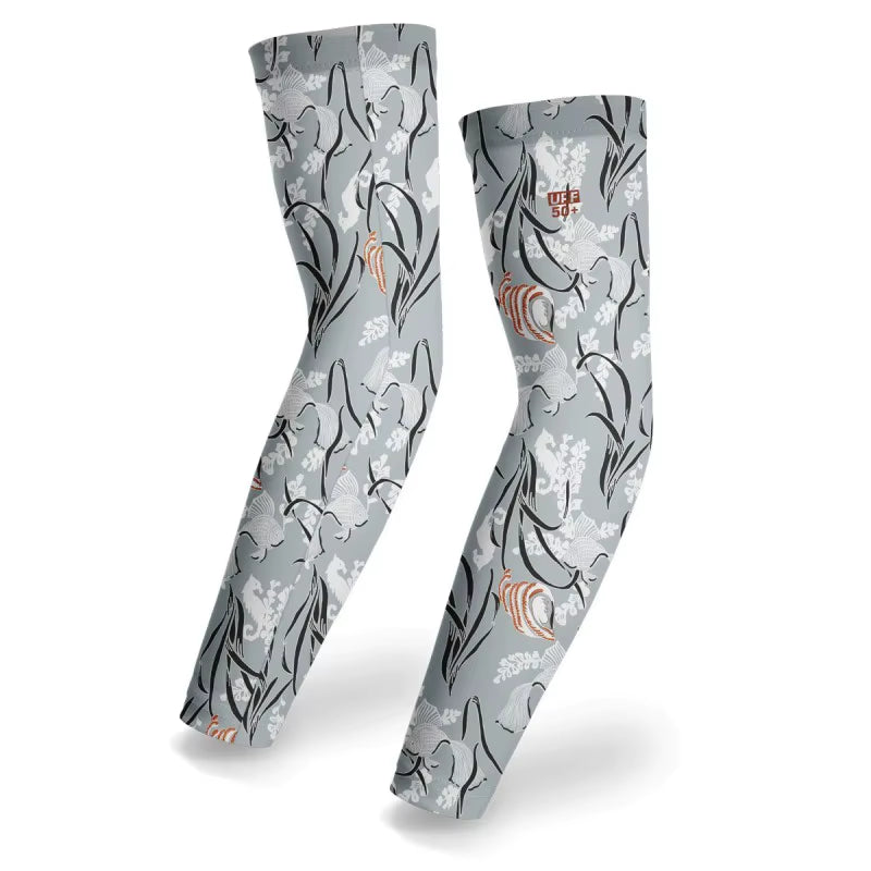 1 Pair Breathable Quick Dry UV Protection Arm Sleeves Basketball Elbow Fitness Arm Guards Sports Cycling Arm Warmers Mangas