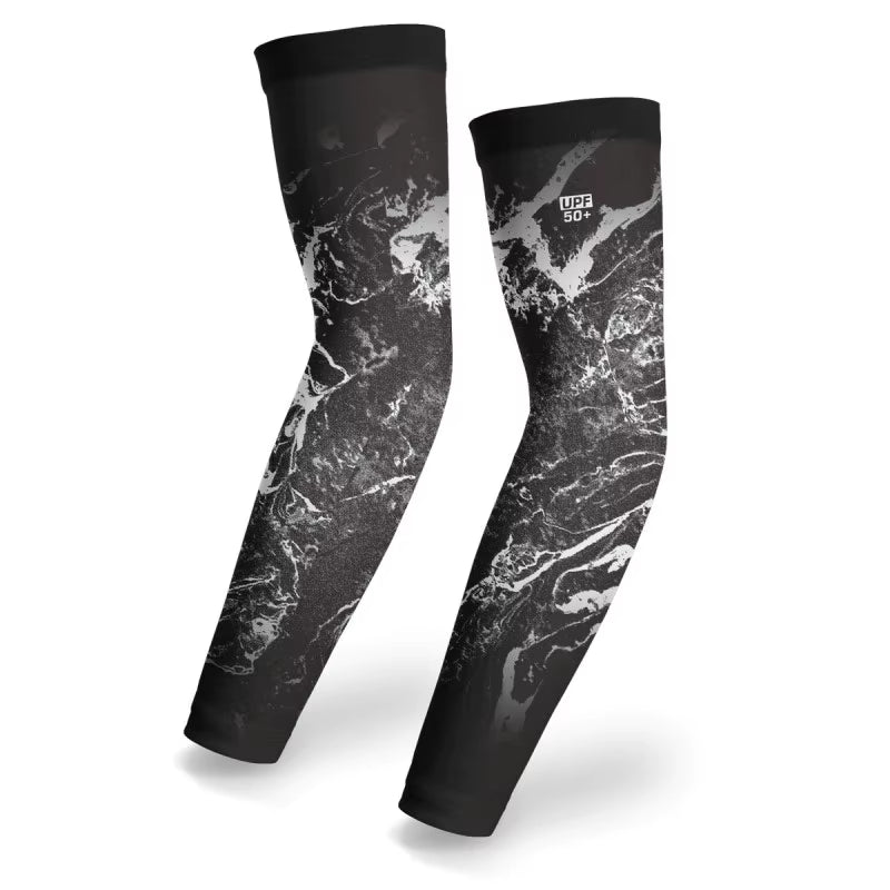 1 Pair Breathable Quick Dry UV Protection Arm Sleeves Basketball Elbow Fitness Arm Guards Sports Cycling Arm Warmers Mangas